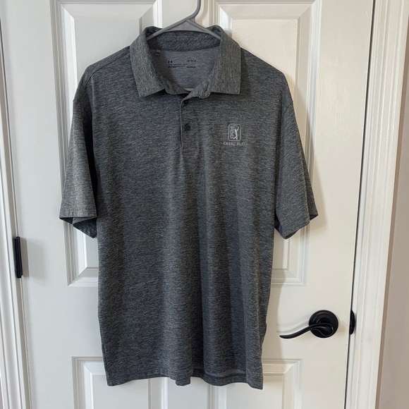 Under Armour Charcoal Polo Shirt - Picture 1 of 4